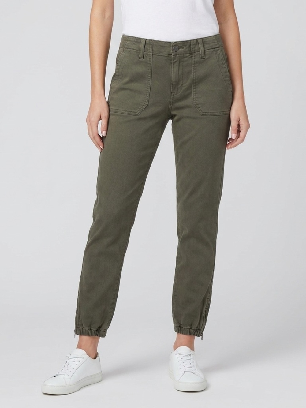 PAIGE Mayslie Jogger in Vintage Ivy Green – Size 27